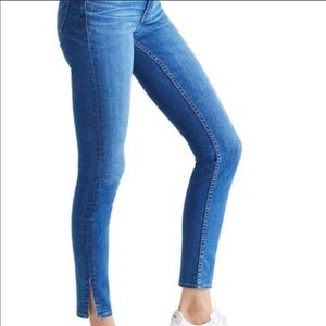 Madewell Skinny split hem jean